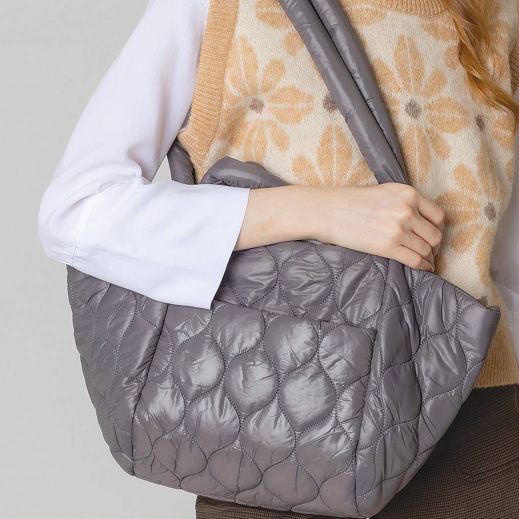 Wave Padded Shoulder Bag