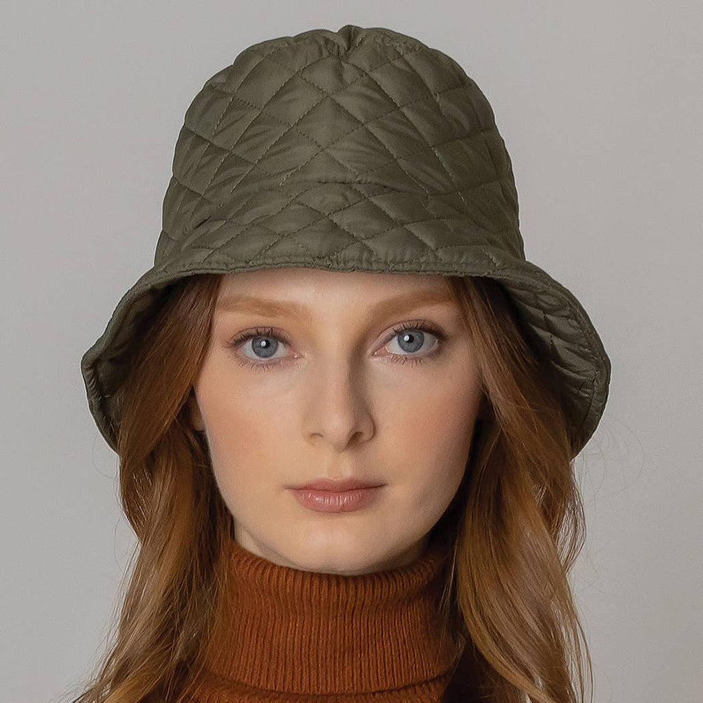 Quilted Padding Bucket Hat