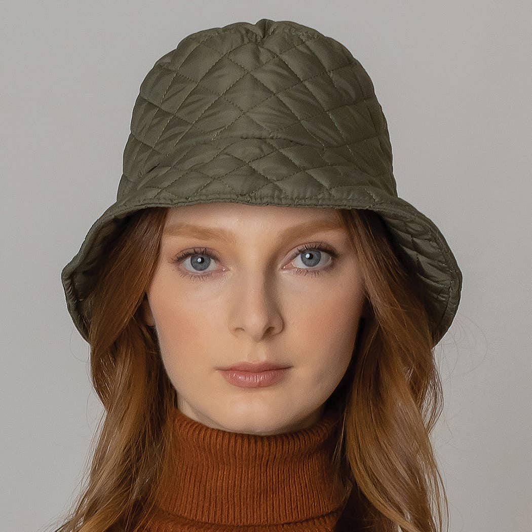 Quilted Padding Bucket Hat