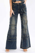 Denim Jeans Wide Legs Pant