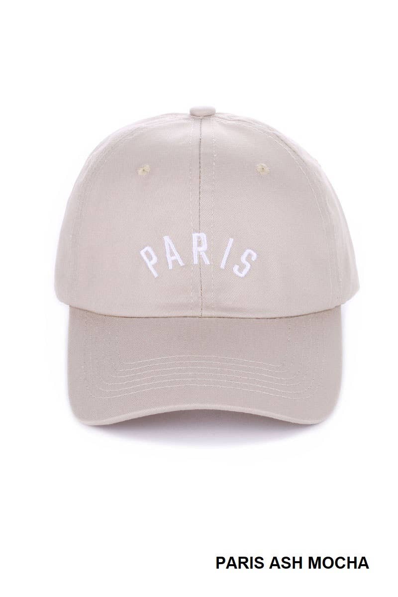 Embroidered Cotton Baseball Cap