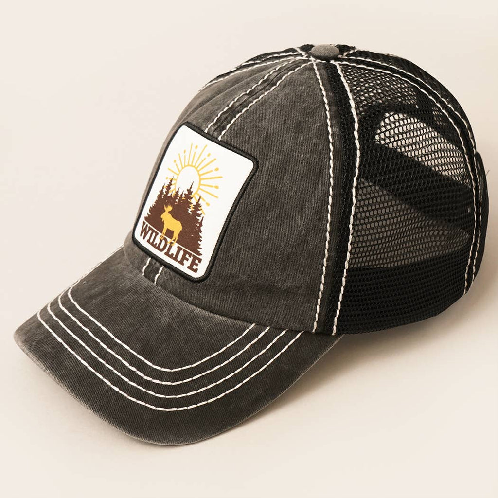 Wild Life Patch Mesh back Baseball Cap