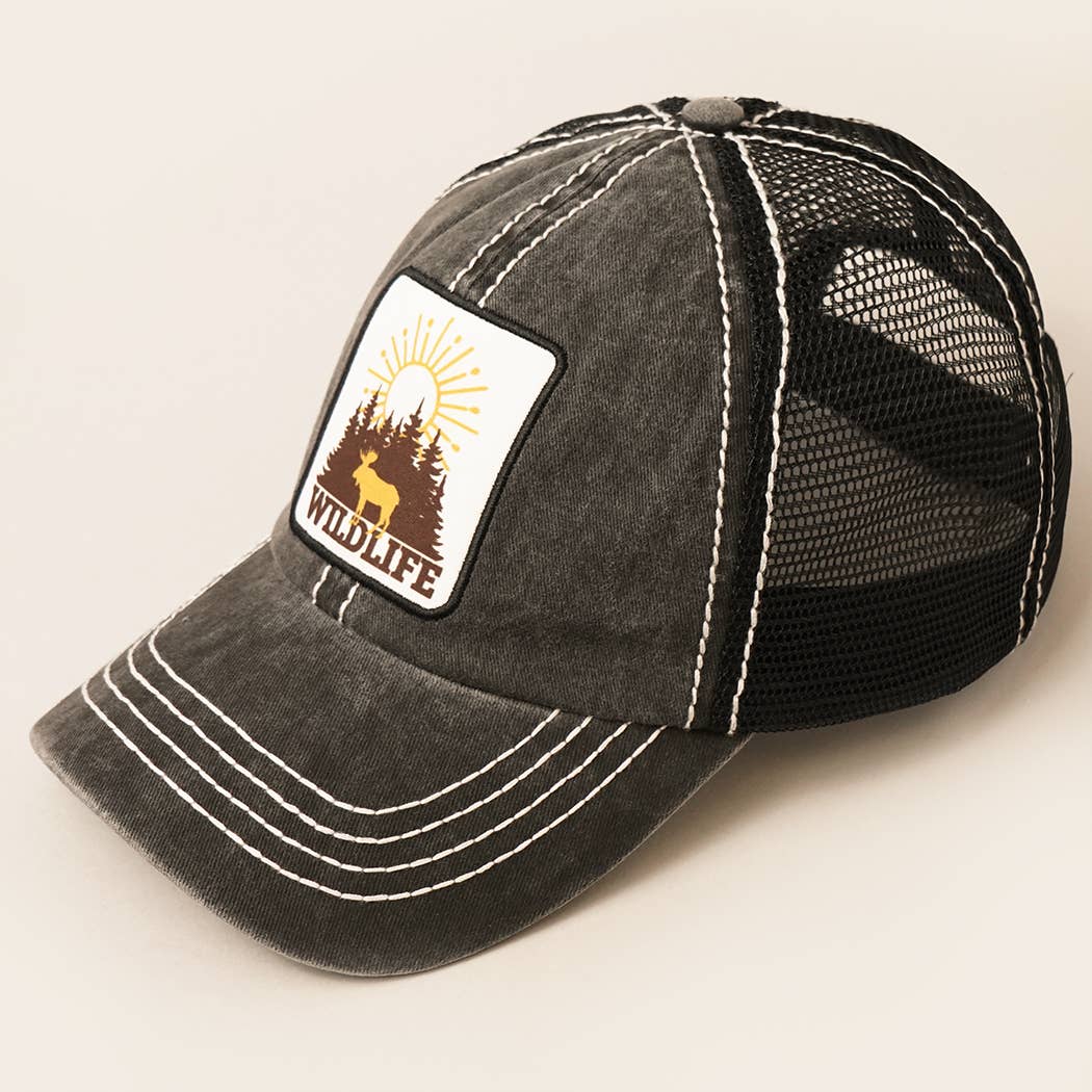 Wild Life Patch Mesh back Baseball Cap