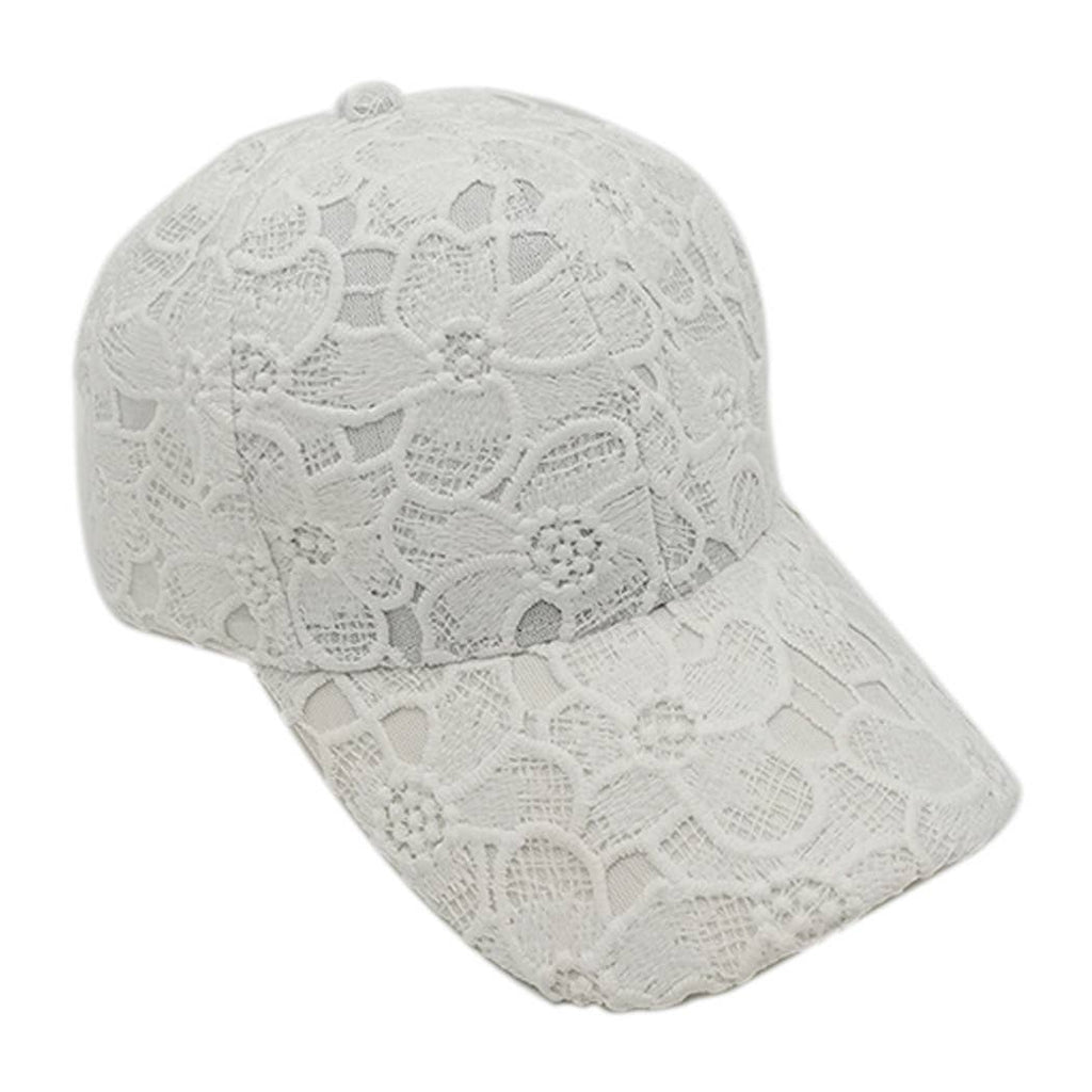 Floral Laced Baseball Cap