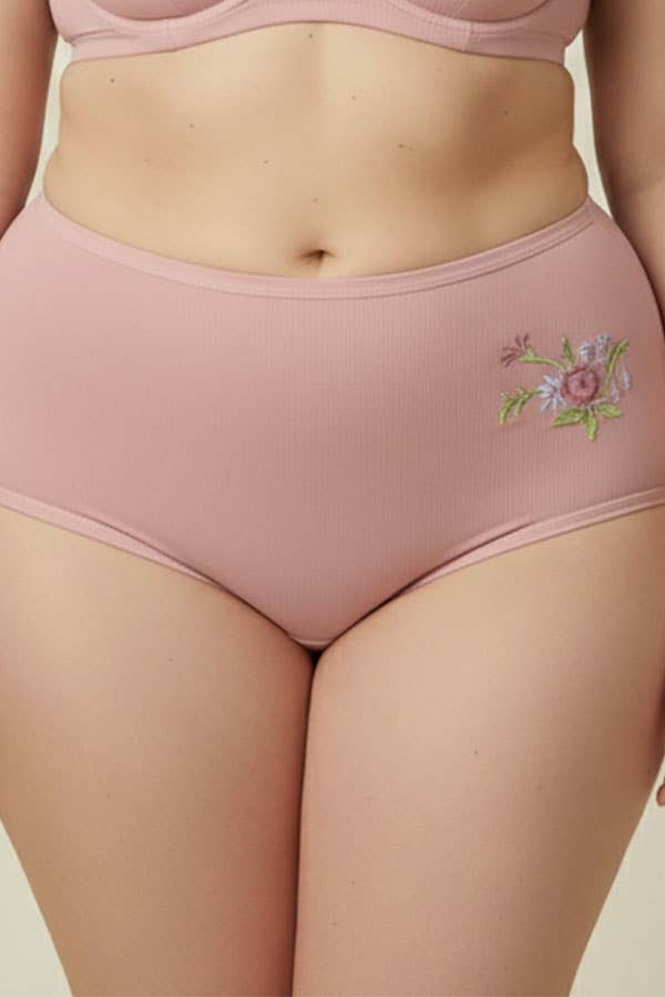 Youmita Flower Embroidery Mama Panty-532-PTY-12-C03