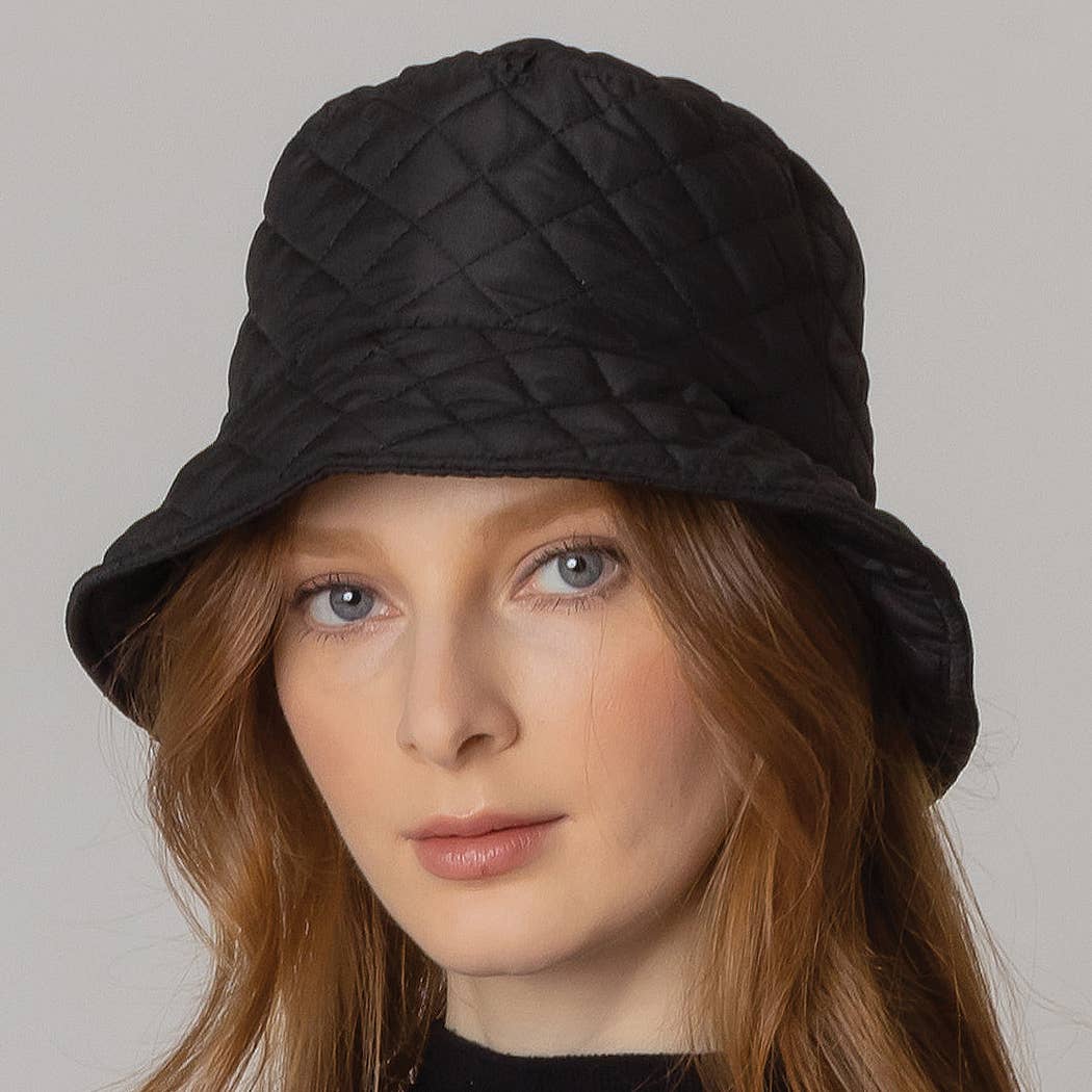 Quilted Padding Bucket Hat