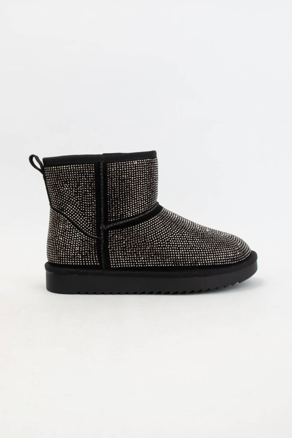 PRESLEY BEDAZZLED GLAM SHERPA BOOTIES (Copy)