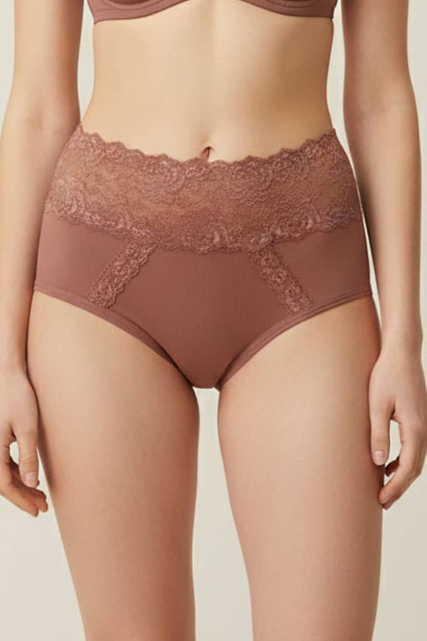 Youmita Solid Full Brief-70091-PTY-12-C01