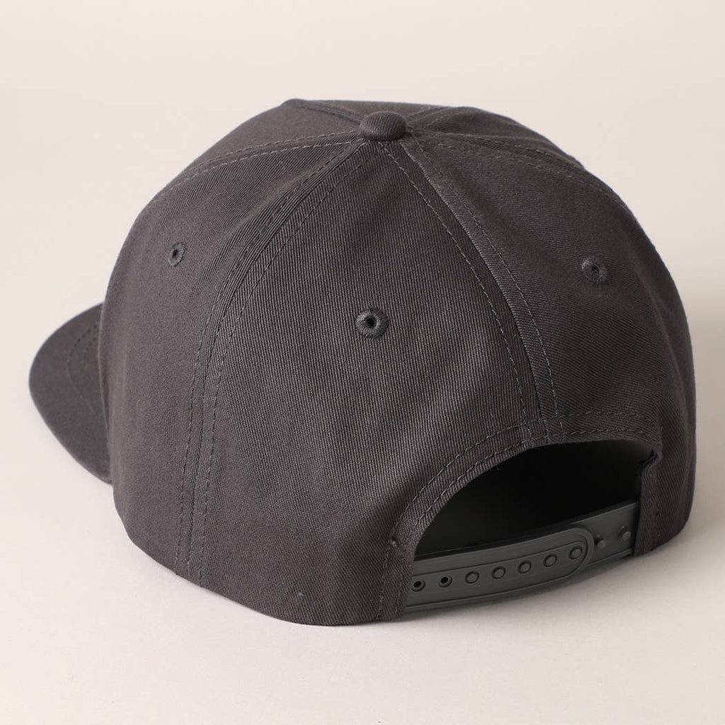 Solid Colored Cotton 5 Panel Baseball Cap