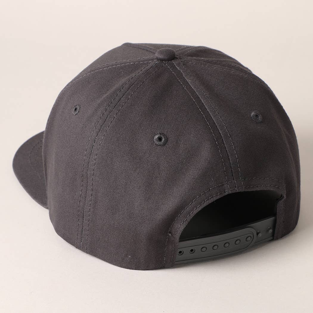 Solid Colored Cotton 5 Panel Baseball Cap