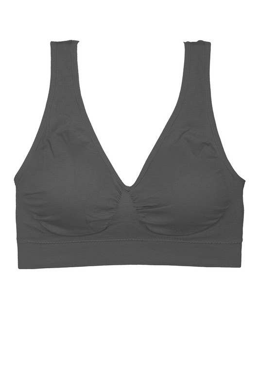Comfortable  Microfiber Fabric Seamless Bra-YM-SB-72147