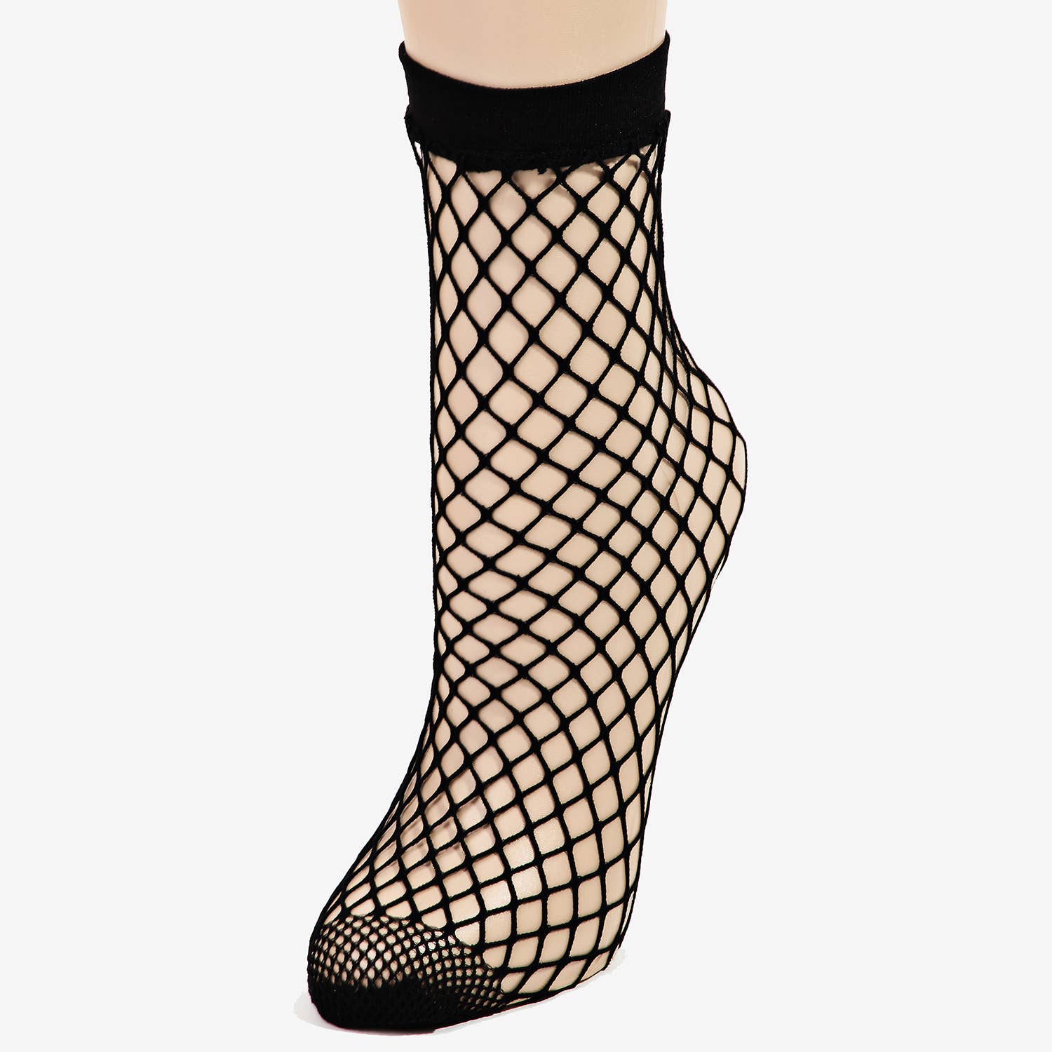 Black Fishnet Ankle Socks