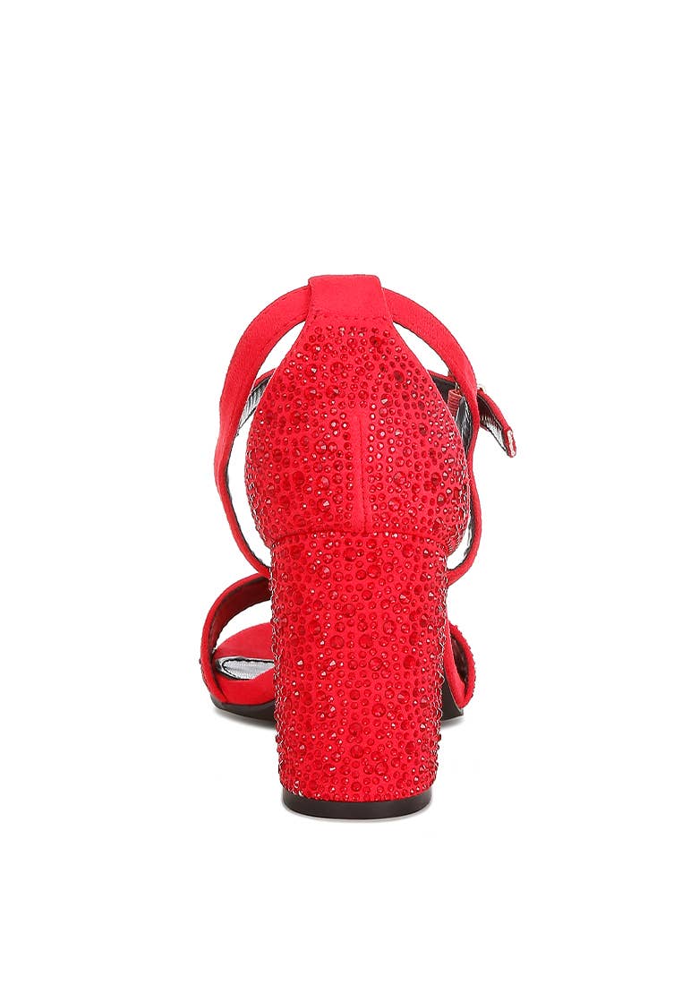 Navoli Rhinestones Embellished Sandals