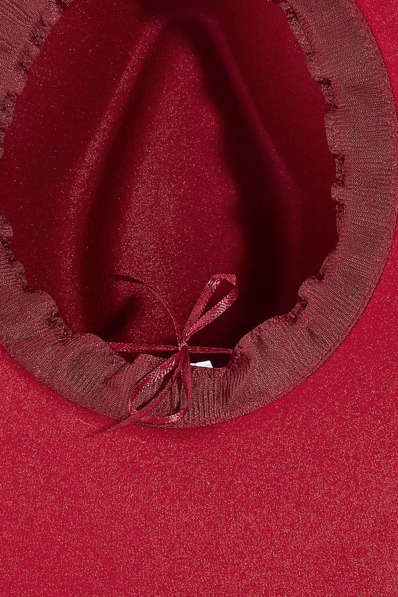 Flat Brim Fedora Fashion Hat