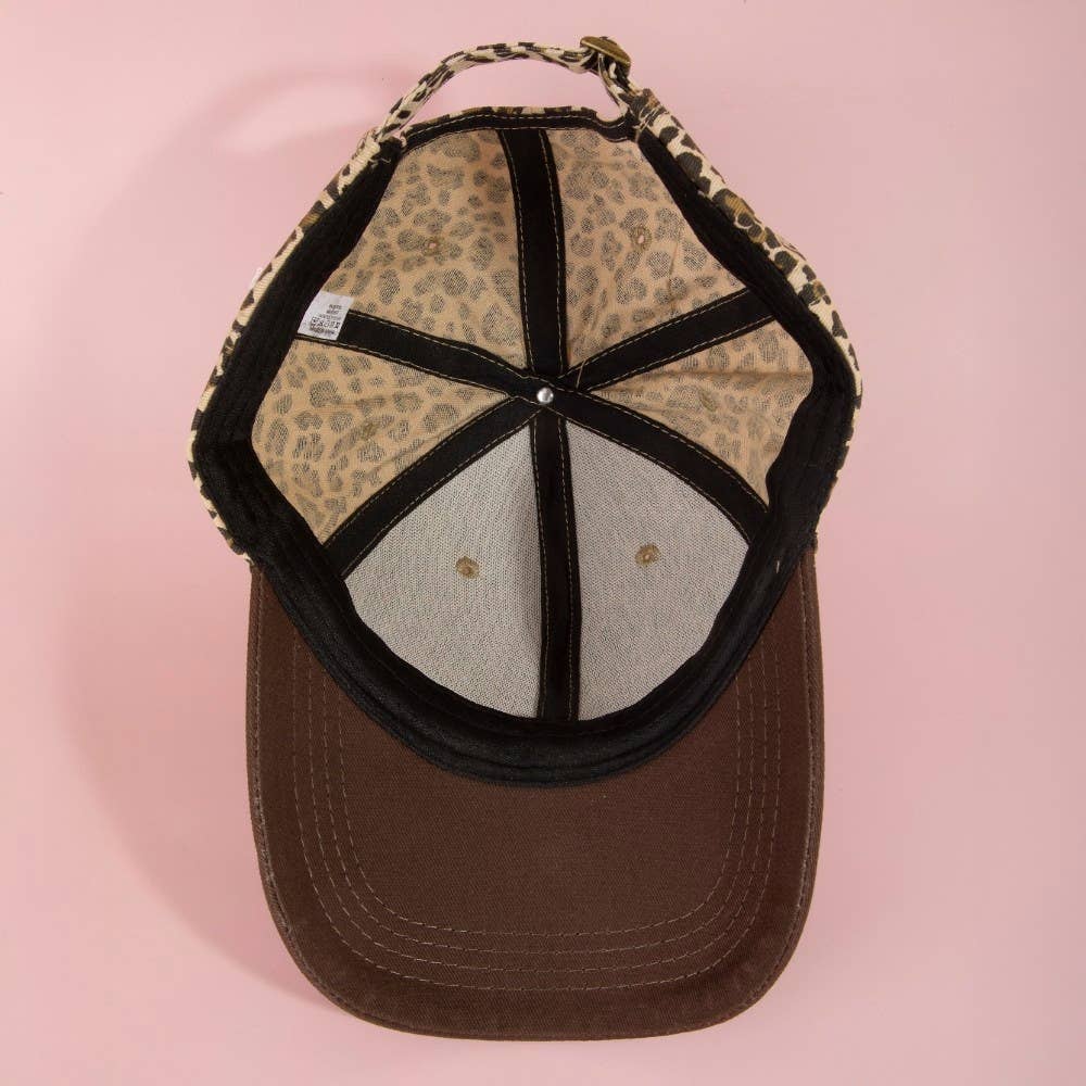 Leopard Print Cap