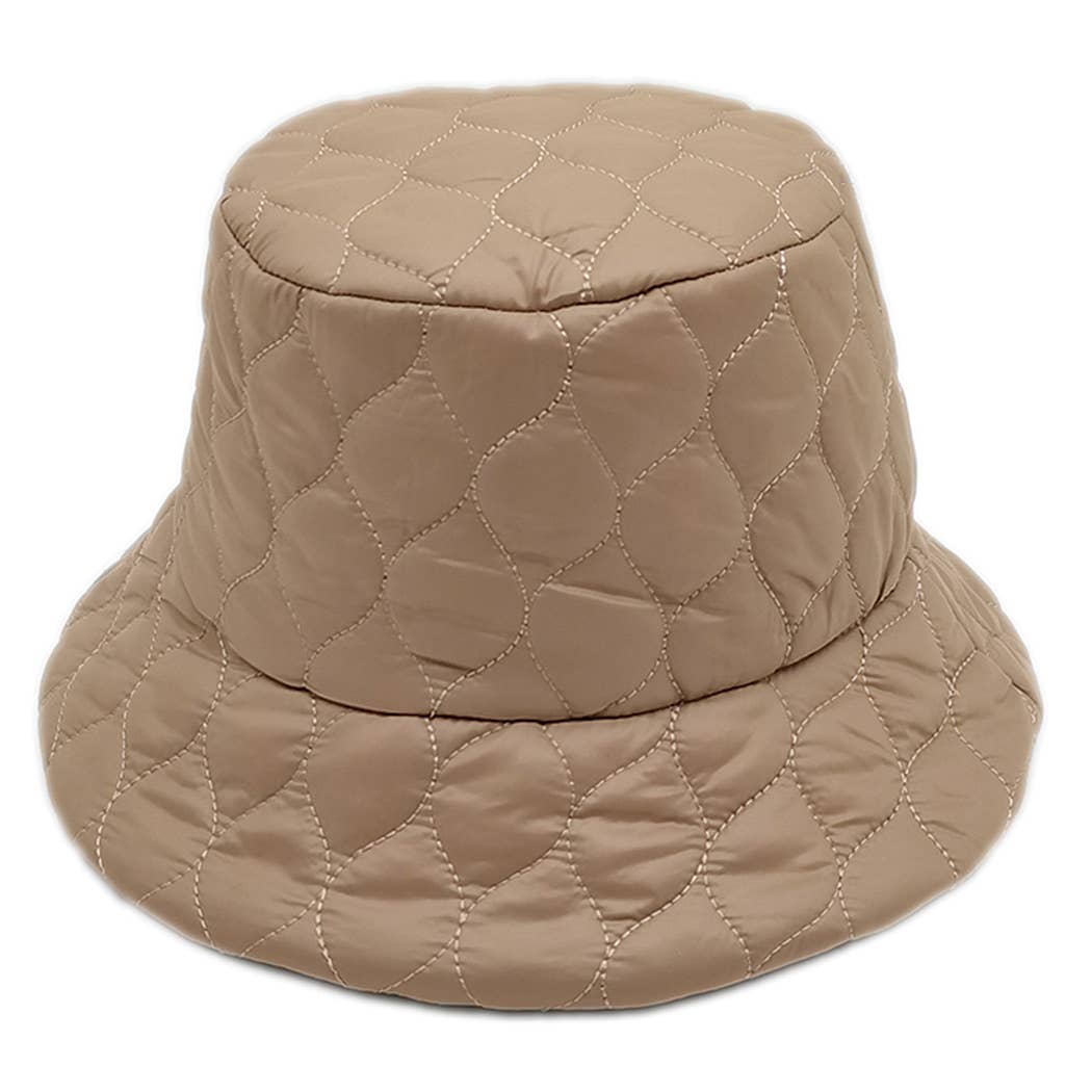Women's Short Brim Wave Padded Lightweight Bucket Hat