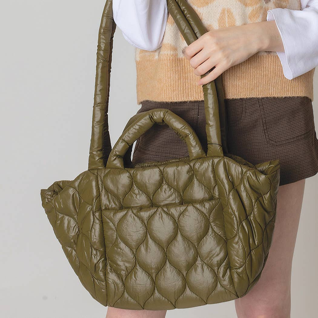 Wave Padded Shoulder Bag