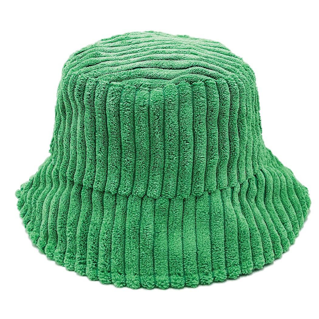 Solid Corduroy Bucket Hat