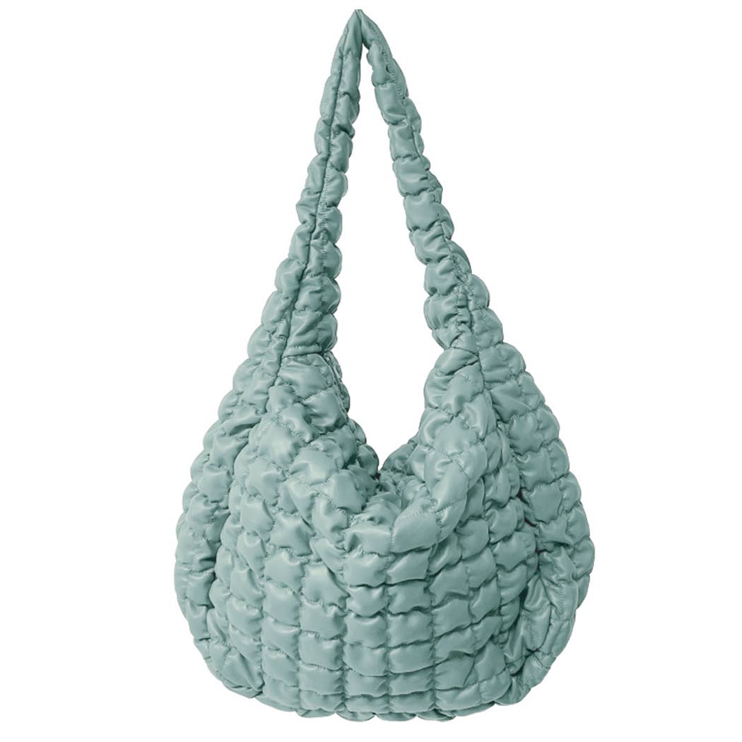Stylish Quilted Puffer Lightweight Large Handbag