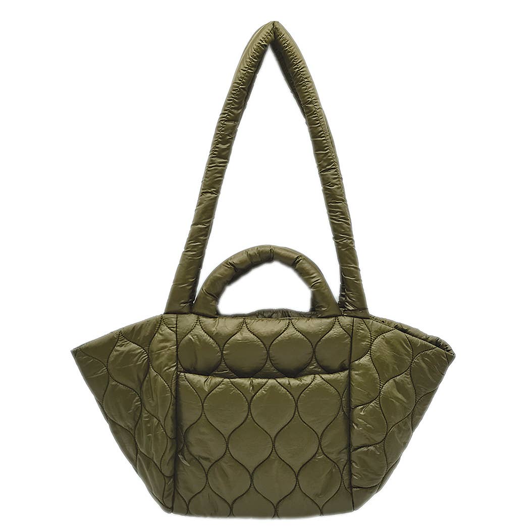 Wave Padded Shoulder Bag