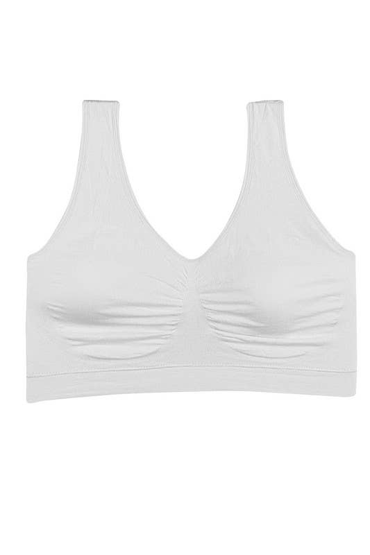 Comfortable  Microfiber Fabric Seamless Bra-YM-SB-72147
