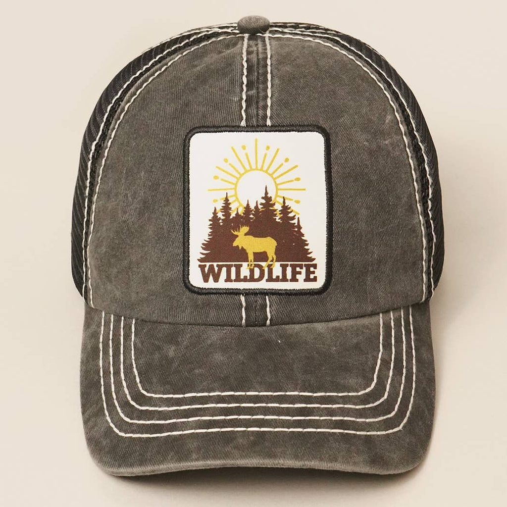 Wild Life Patch Mesh back Baseball Cap