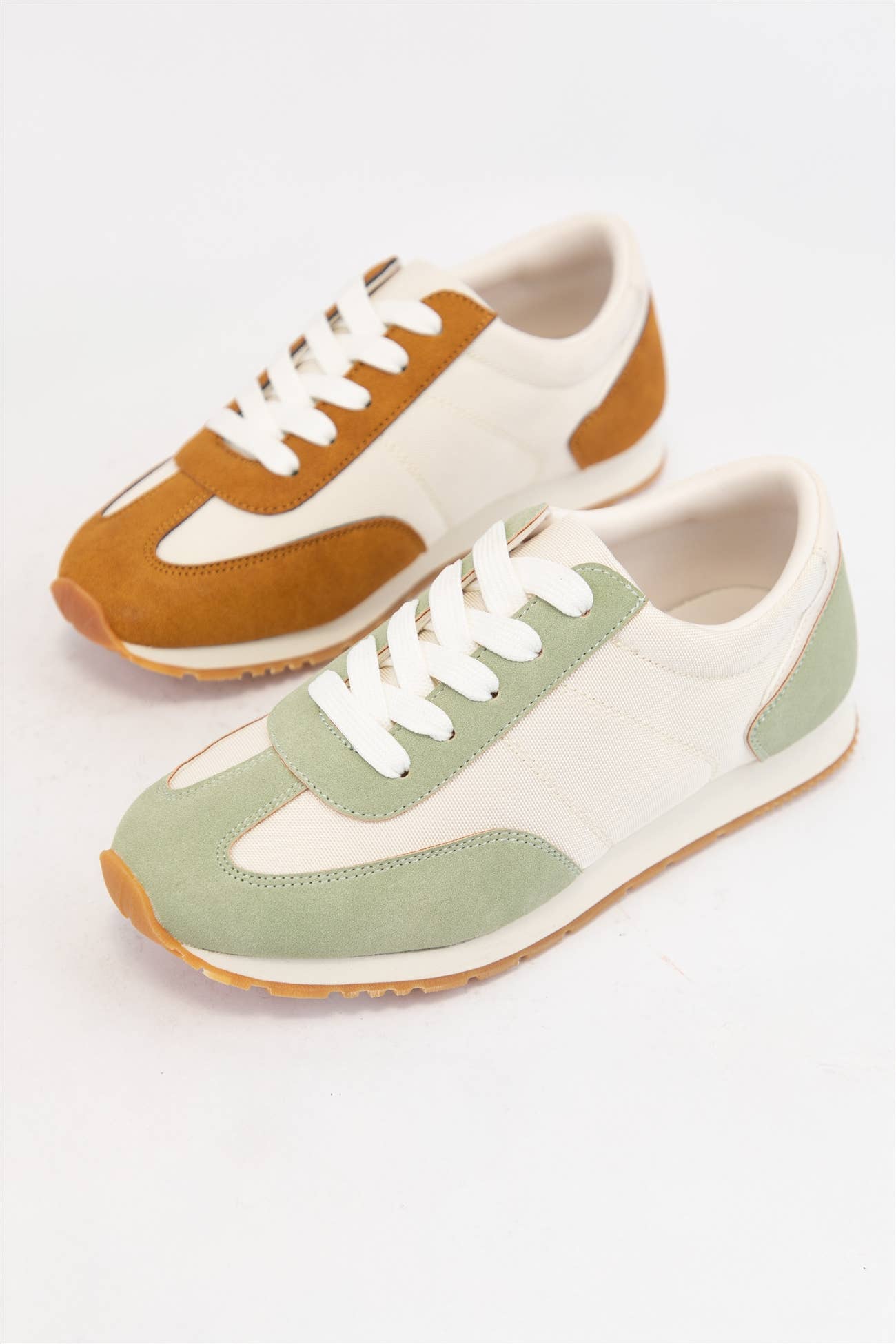 CARRIE Retro Runner Sneakers Color Block Casual Running Shoe