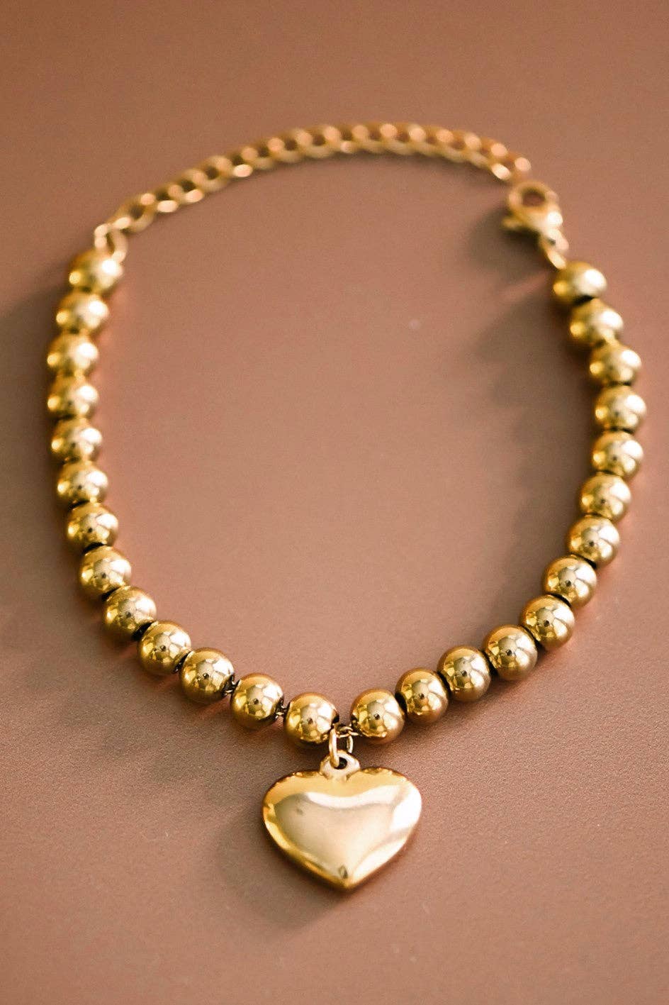 18K Gold Plated Waterproof Stainless Steel Chain Bracelet - 7529