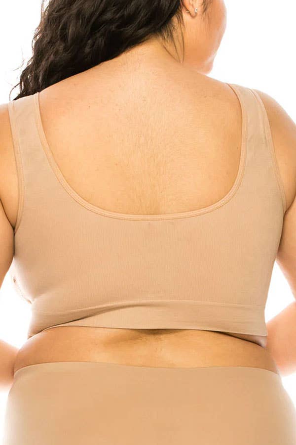 Comfortable  Microfiber Fabric Seamless Bra-YM-SB-72147