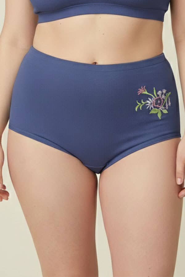 Youmita Flower Embroidery Mama Panty-532-PTY-12-C03