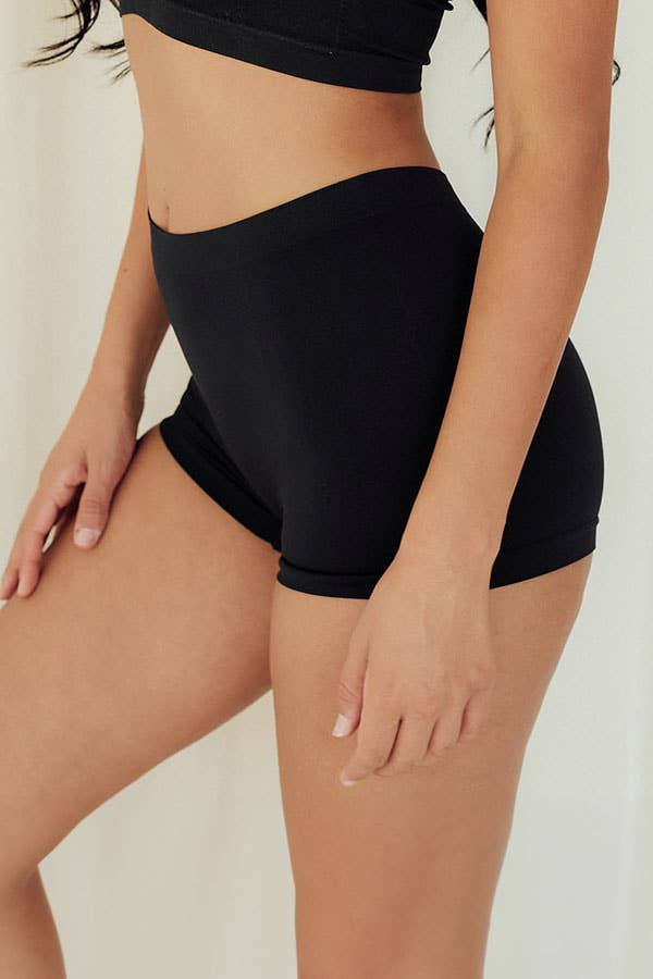 Seamless for No Line Microfiber Full Boyshort-YM-72041M-SMS
