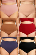 Plus Size Laser Cut Seamless Panty - 6 Color-90079-PTY-6-C01