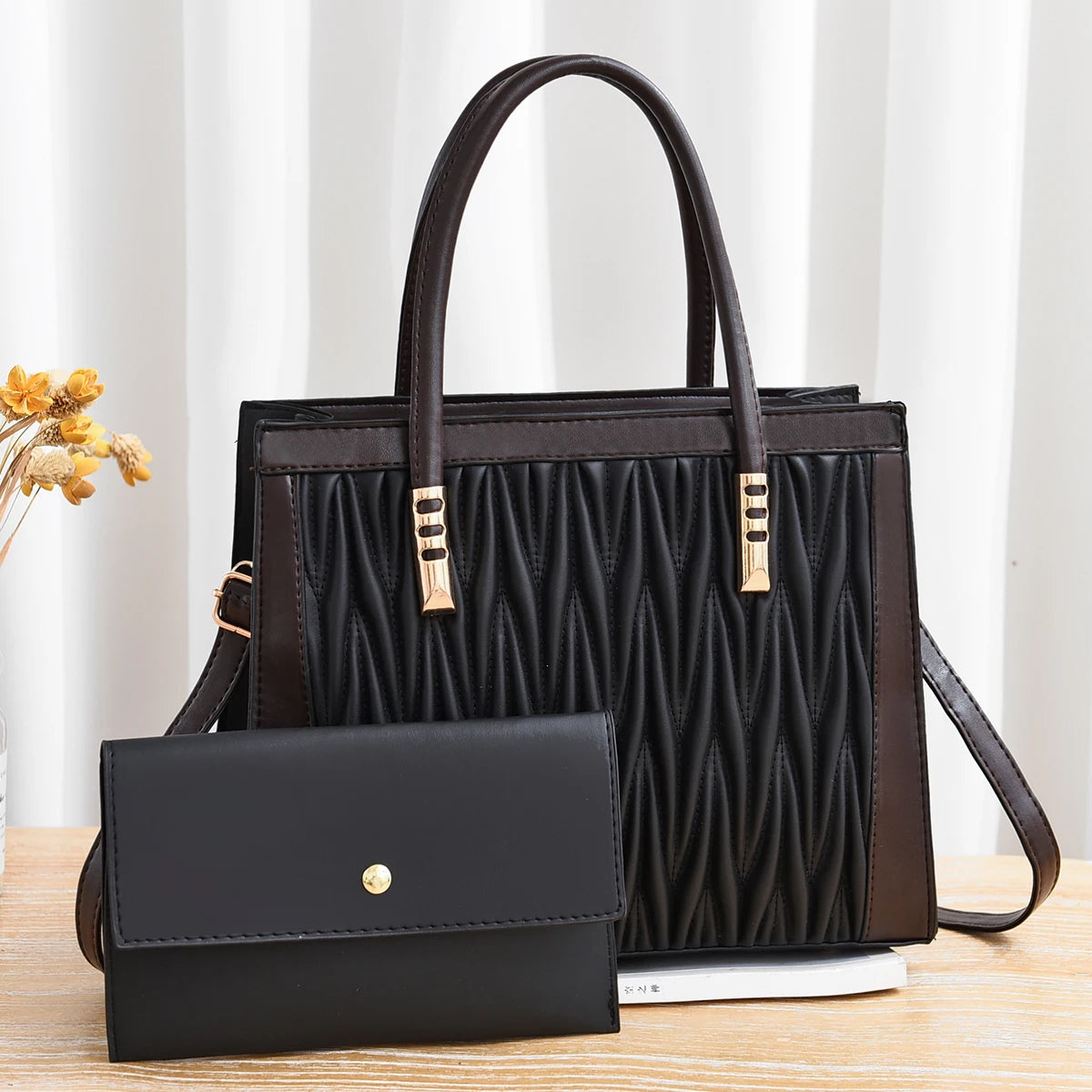 Bijou Luxury Shoulder/Handbag With Wallet