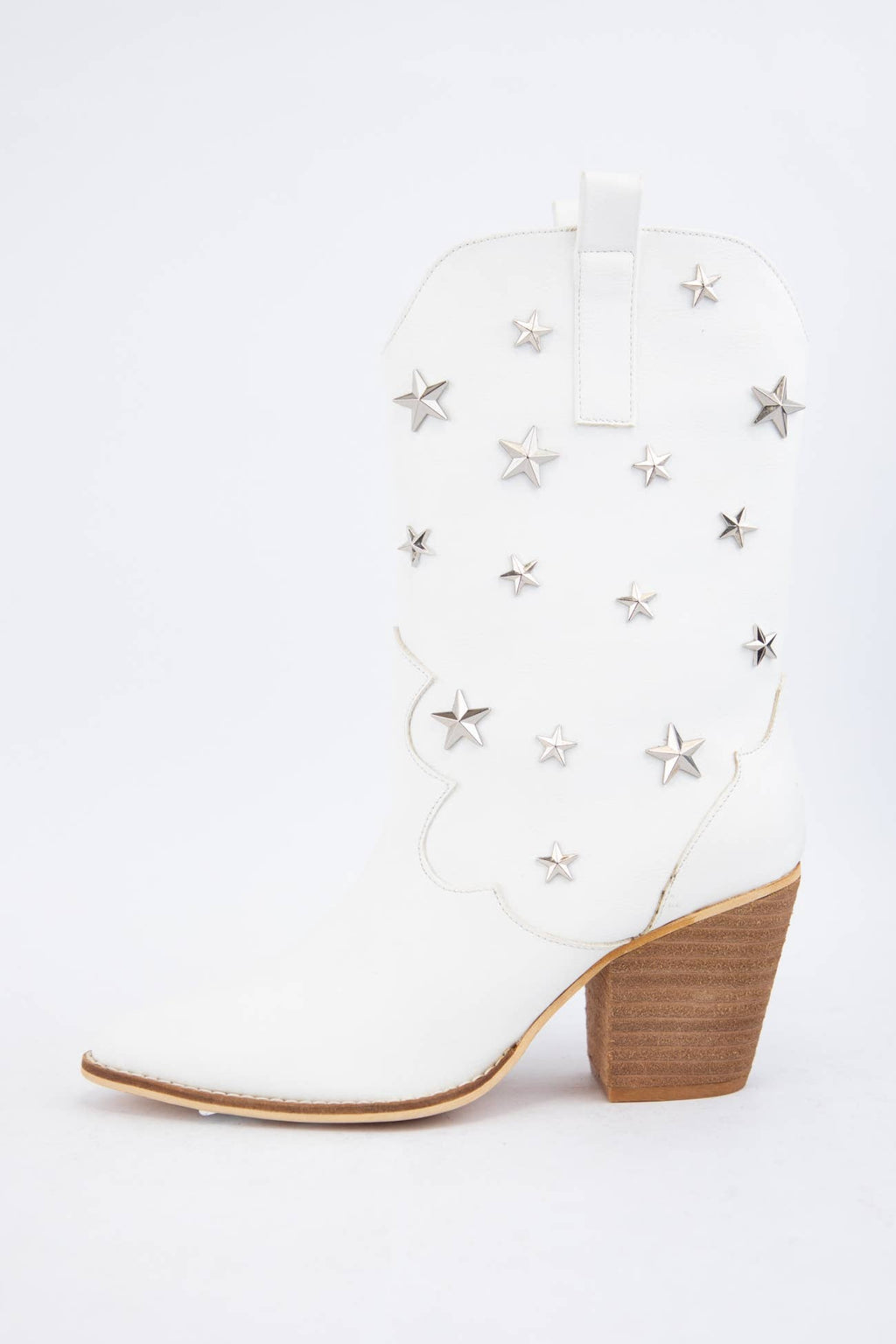 STAR STUD EMBELLISHED WESTERN BOOTS