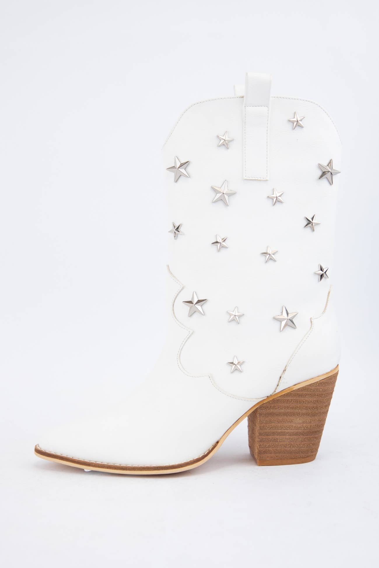 STAR STUD EMBELLISHED WESTERN BOOTS