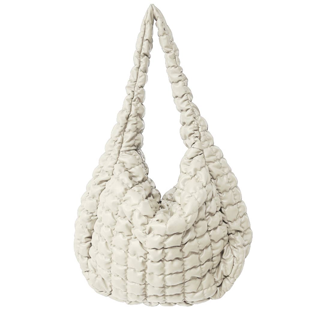 Stylish Quilted Puffer Lightweight Large Handbag