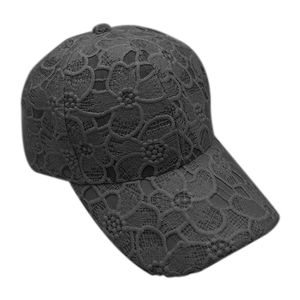 Floral Laced Baseball Cap