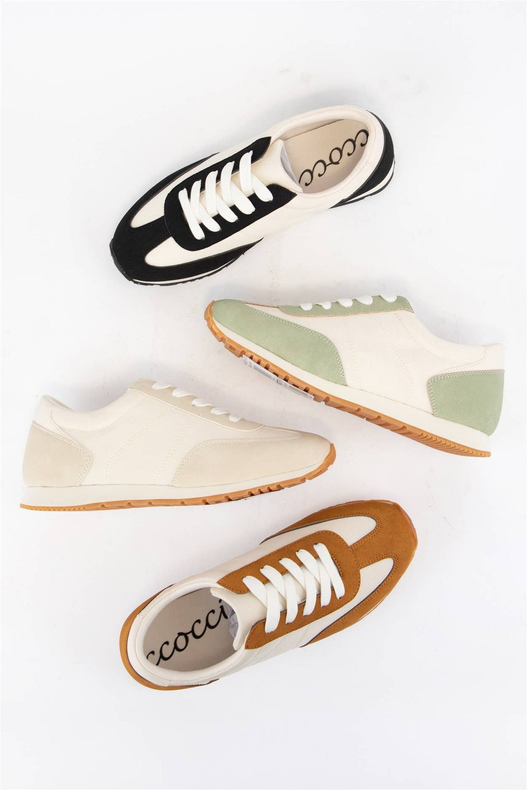 CARRIE Retro Runner Sneakers Color Block Casual Running Shoe
