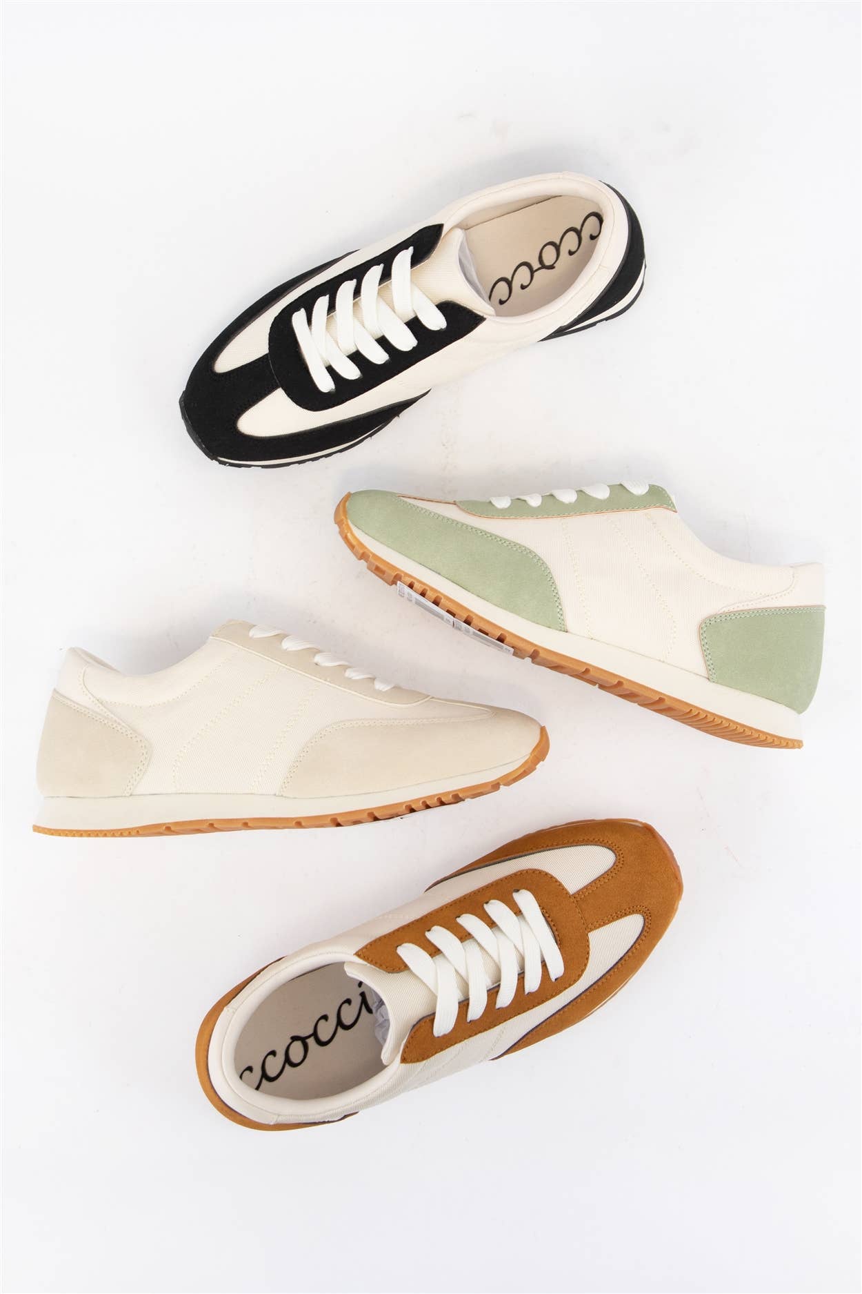 CARRIE Retro Runner Sneakers Color Block Casual Running Shoe