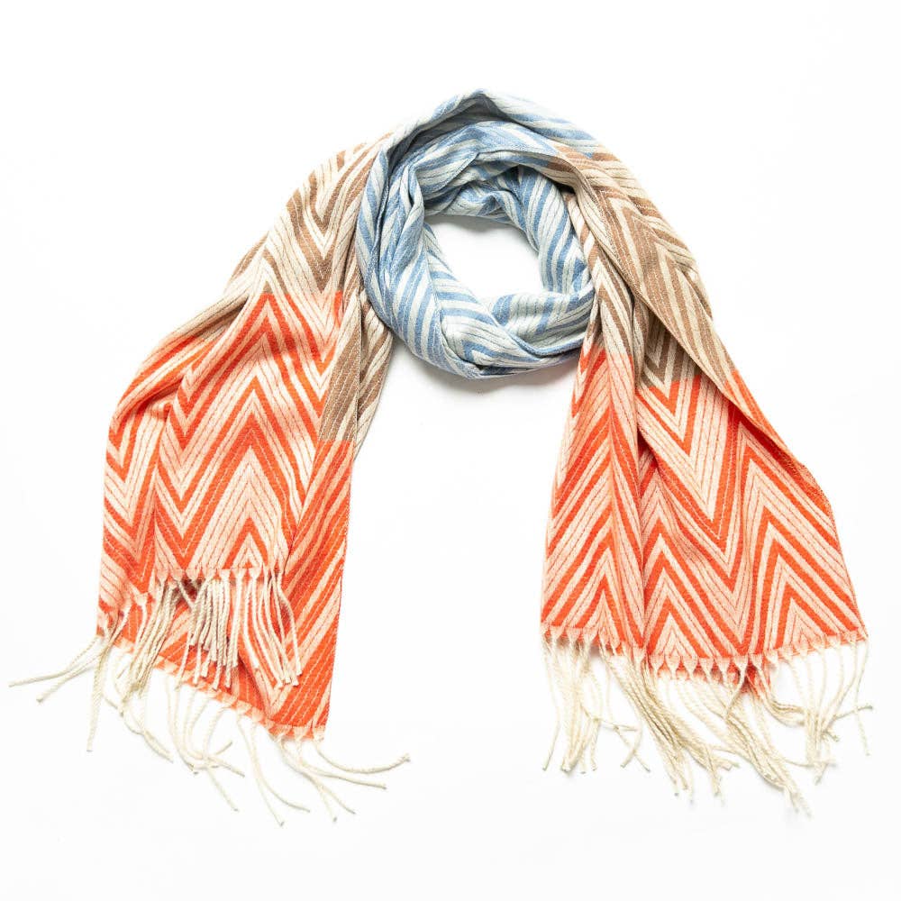 Talia Chevron Scarf - Zig Zag - Special Fall