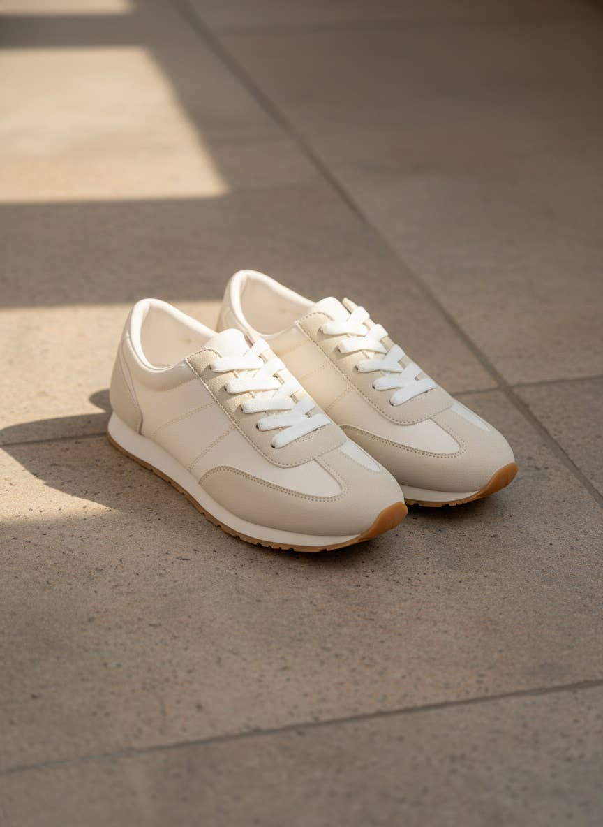 CARRIE Retro Runner Sneakers Color Block Casual Running Shoe