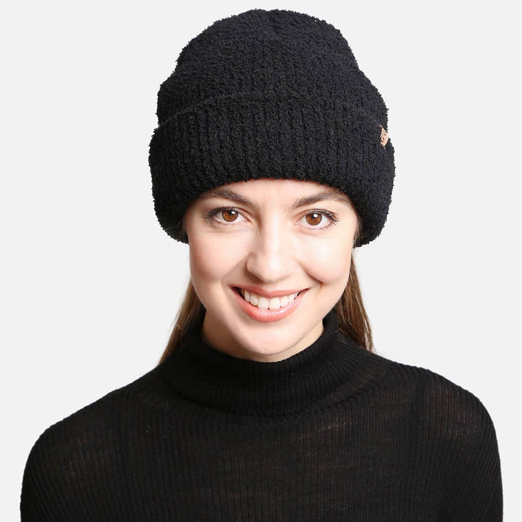 Solid Luxury Soft Double Layered Knitted Beanie