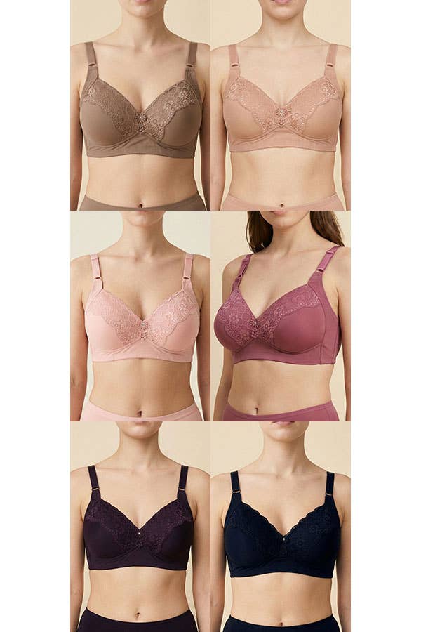 No Underwire, Adjustable Straps Bra -89124-BRA-C03