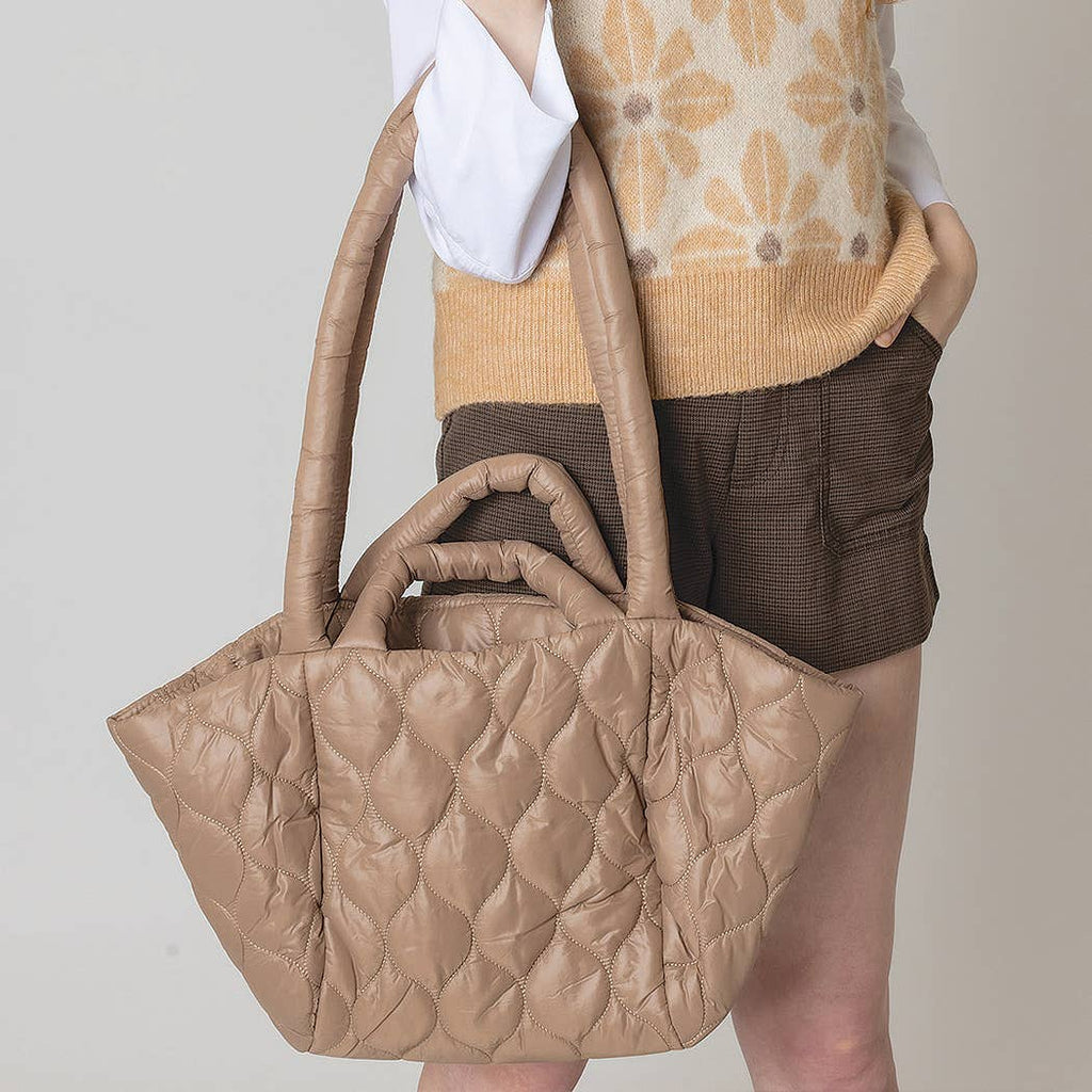 Wave Padded Shoulder Bag