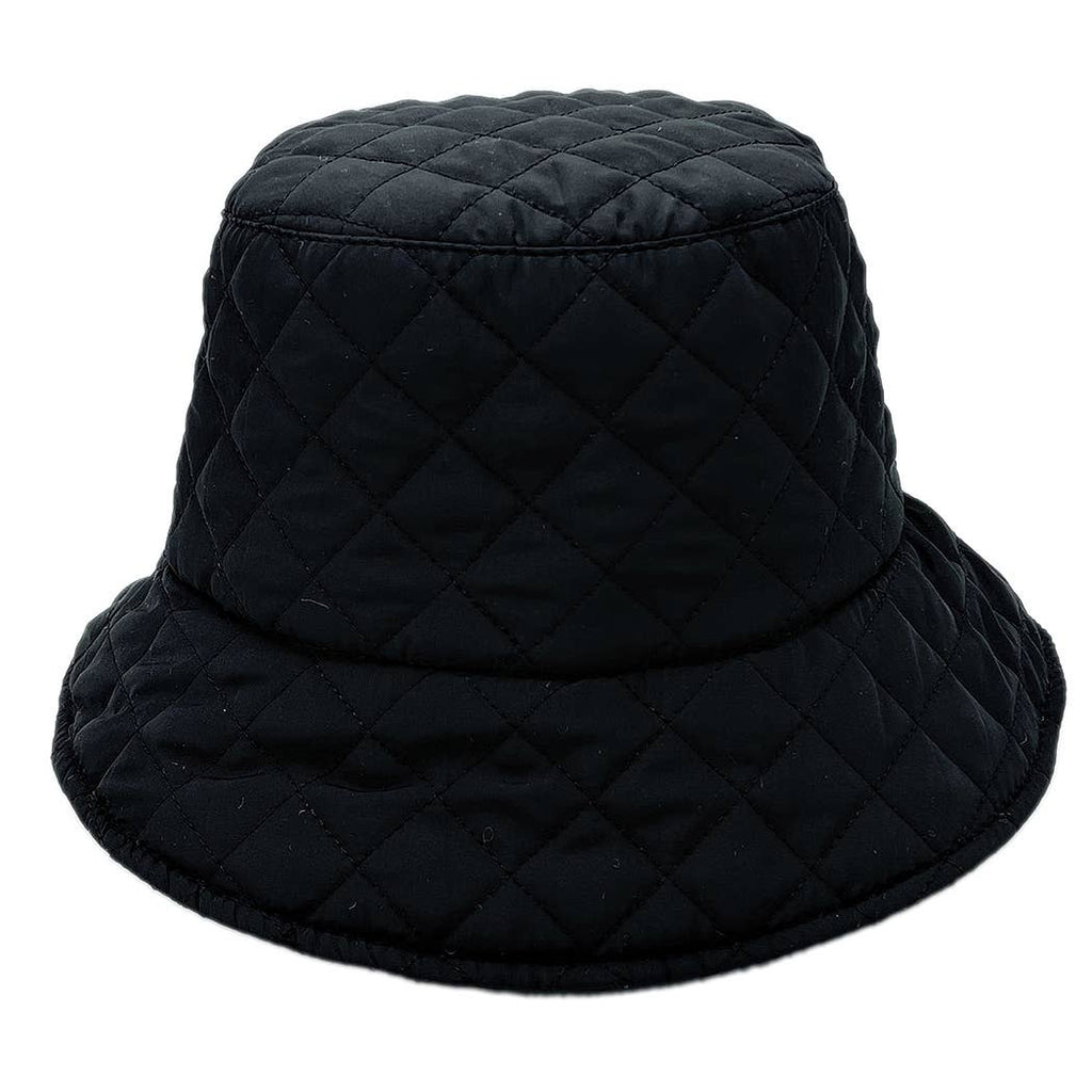 Quilted Padding Bucket Hat