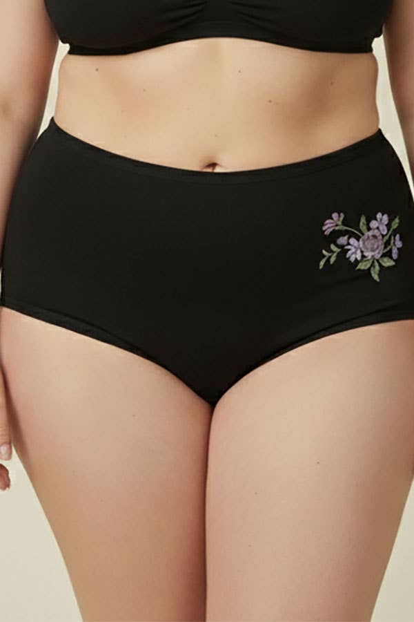 Youmita Flower Embroidery Mama Panty-532-PTY-12-C03