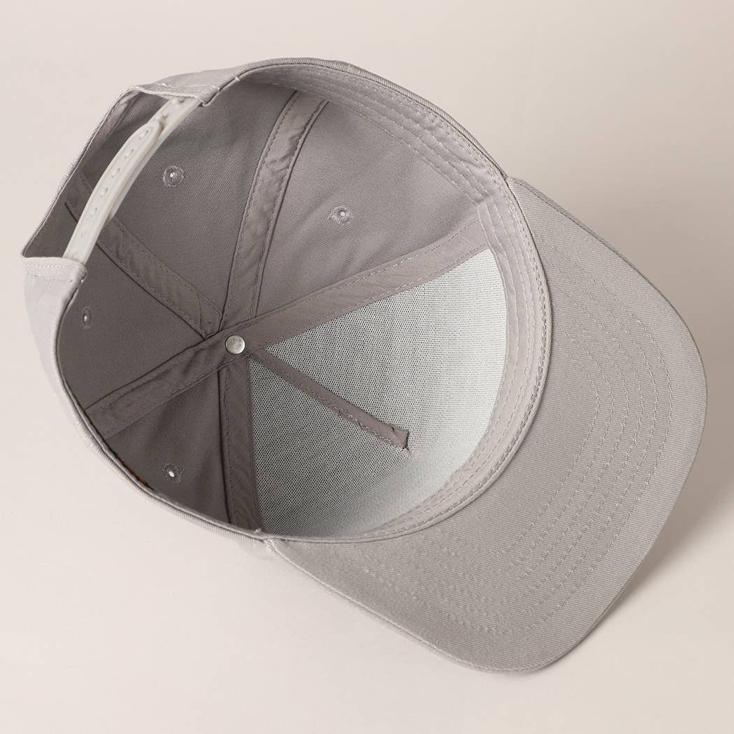 Solid Colored Cotton 5 Panel Baseball Cap