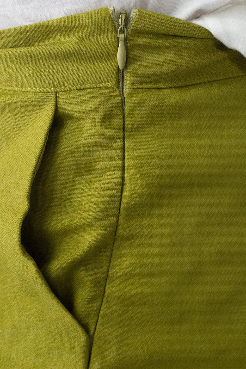 Linen Shorts, Green