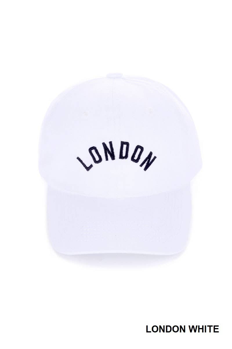 Embroidered Cotton Baseball Cap