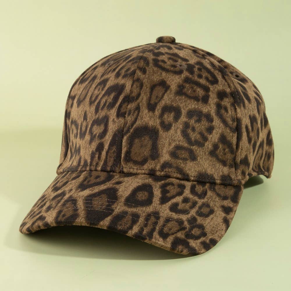 Leopard Print Baseball Cap